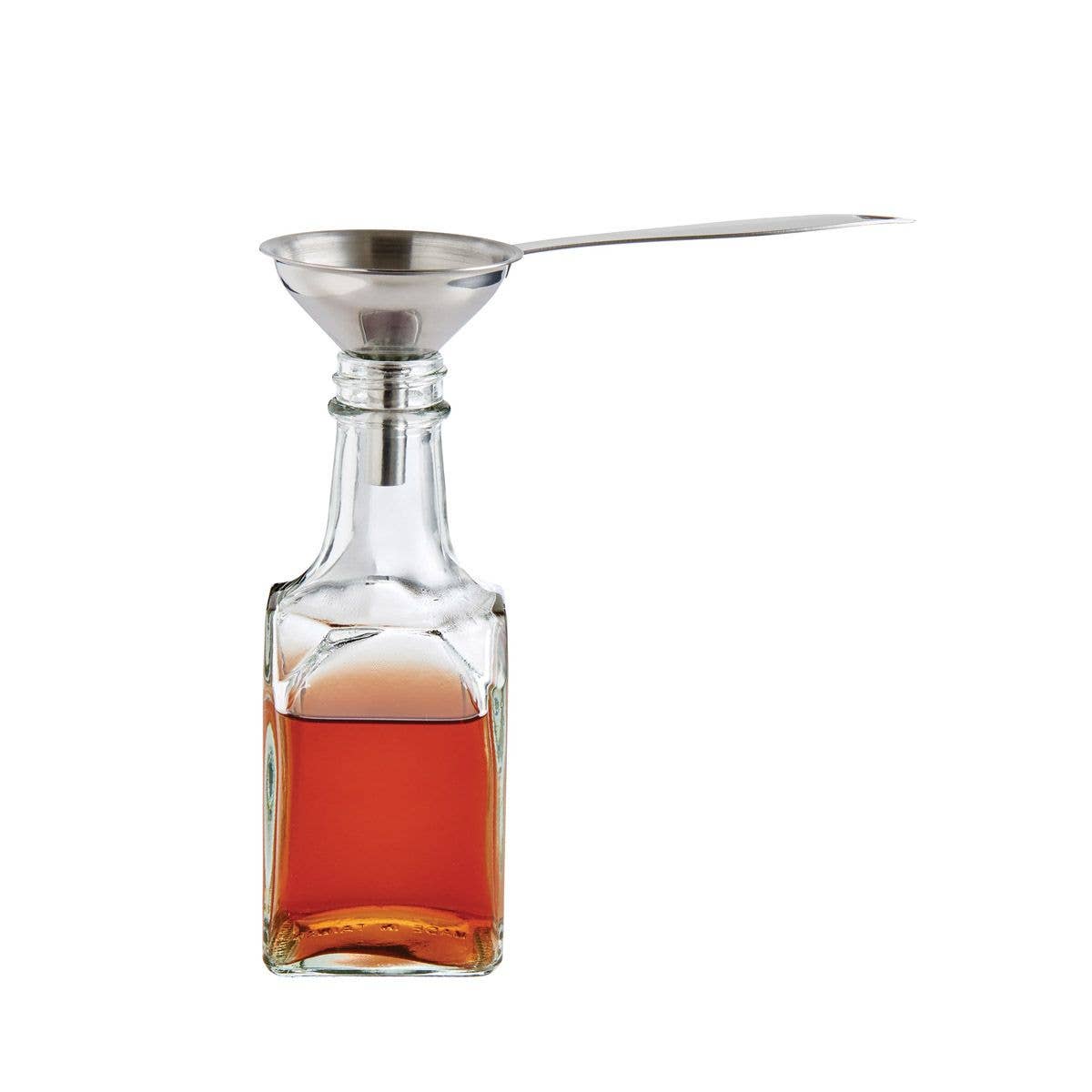 Stainless Steel Condiment Funnel Set with Handles, 3pc