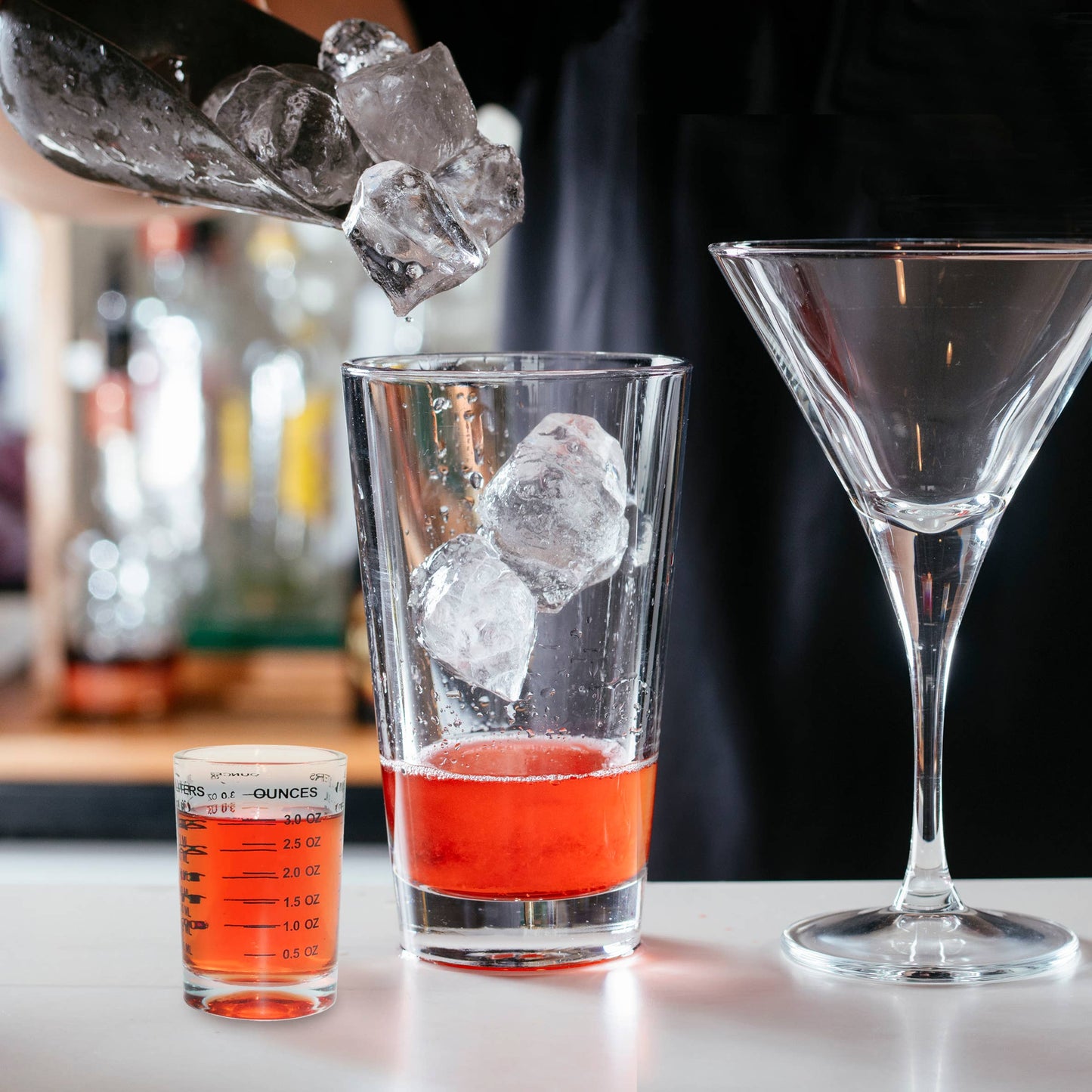 Shot Glass with Measurement Markings - 3 oz/90 ml