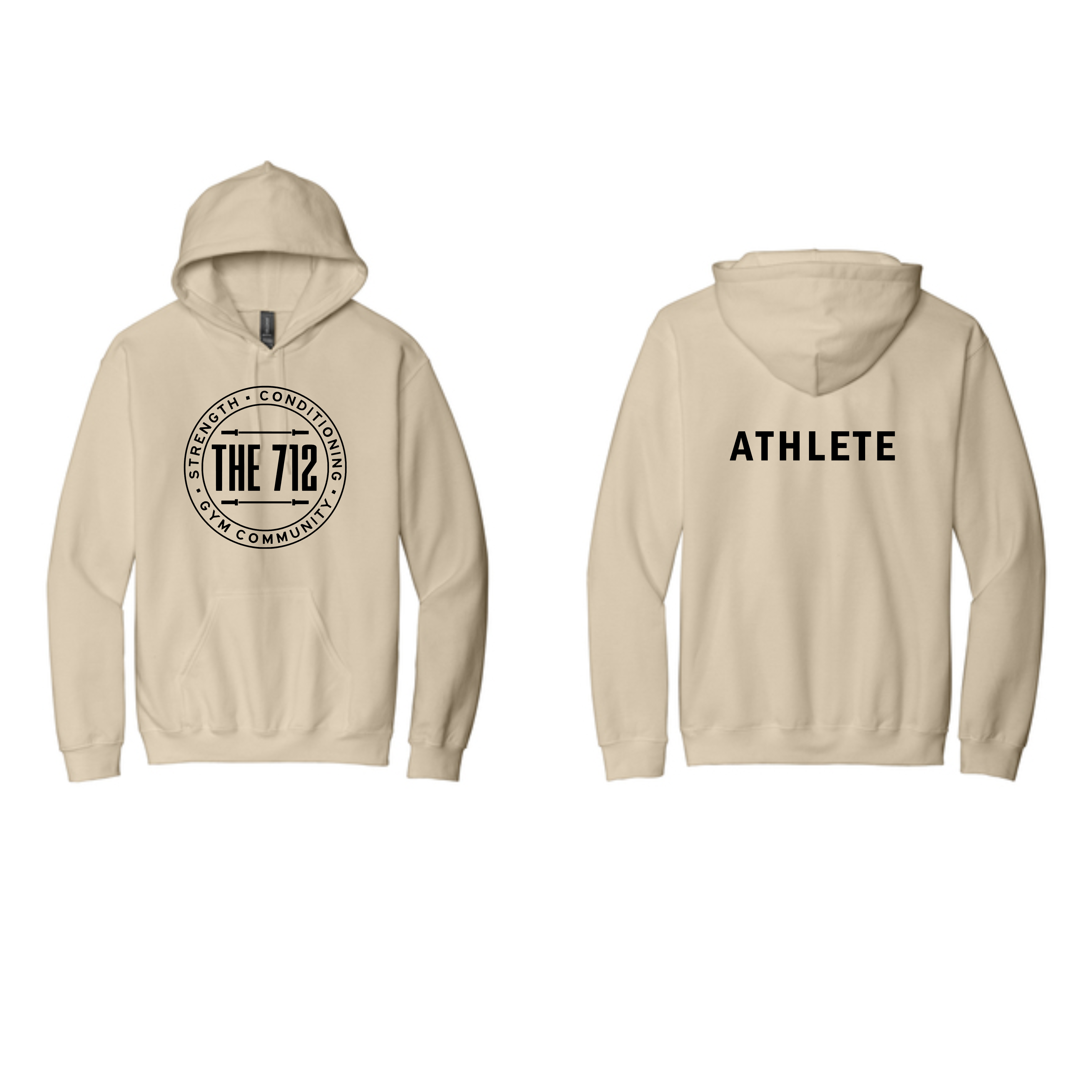 (Black Ink) The 712 Gildan® Softstyle® Pullover Hooded Sweatshirt