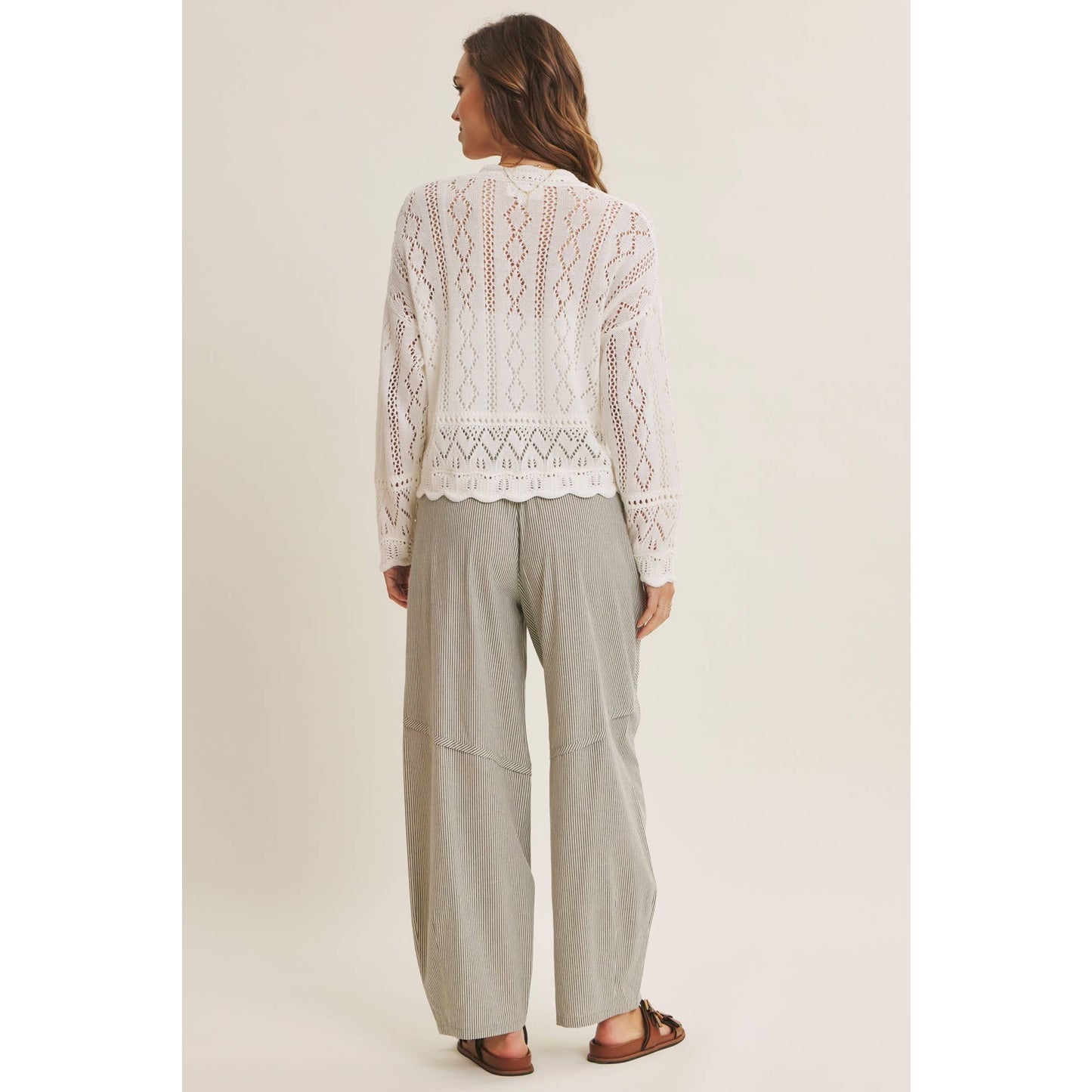 Crochet Scalloped Sweater