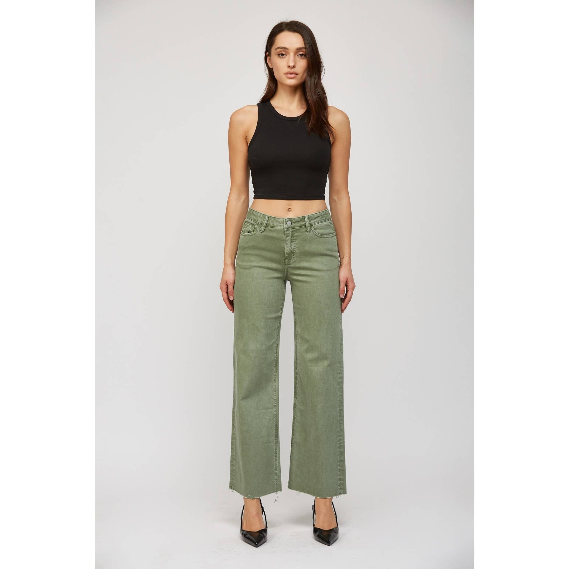 Mica High Rise Wide Leg Crop Sacramento