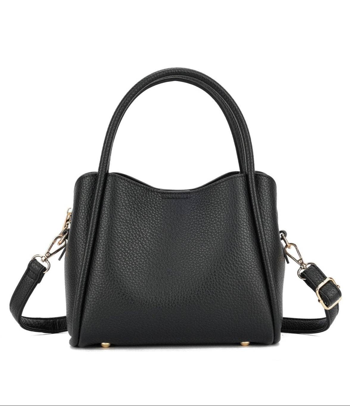 Clara 3 Compartment Satchel/Crossbody Bag