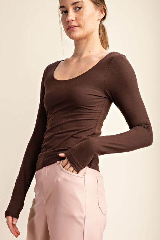 Serene Round Neck Top