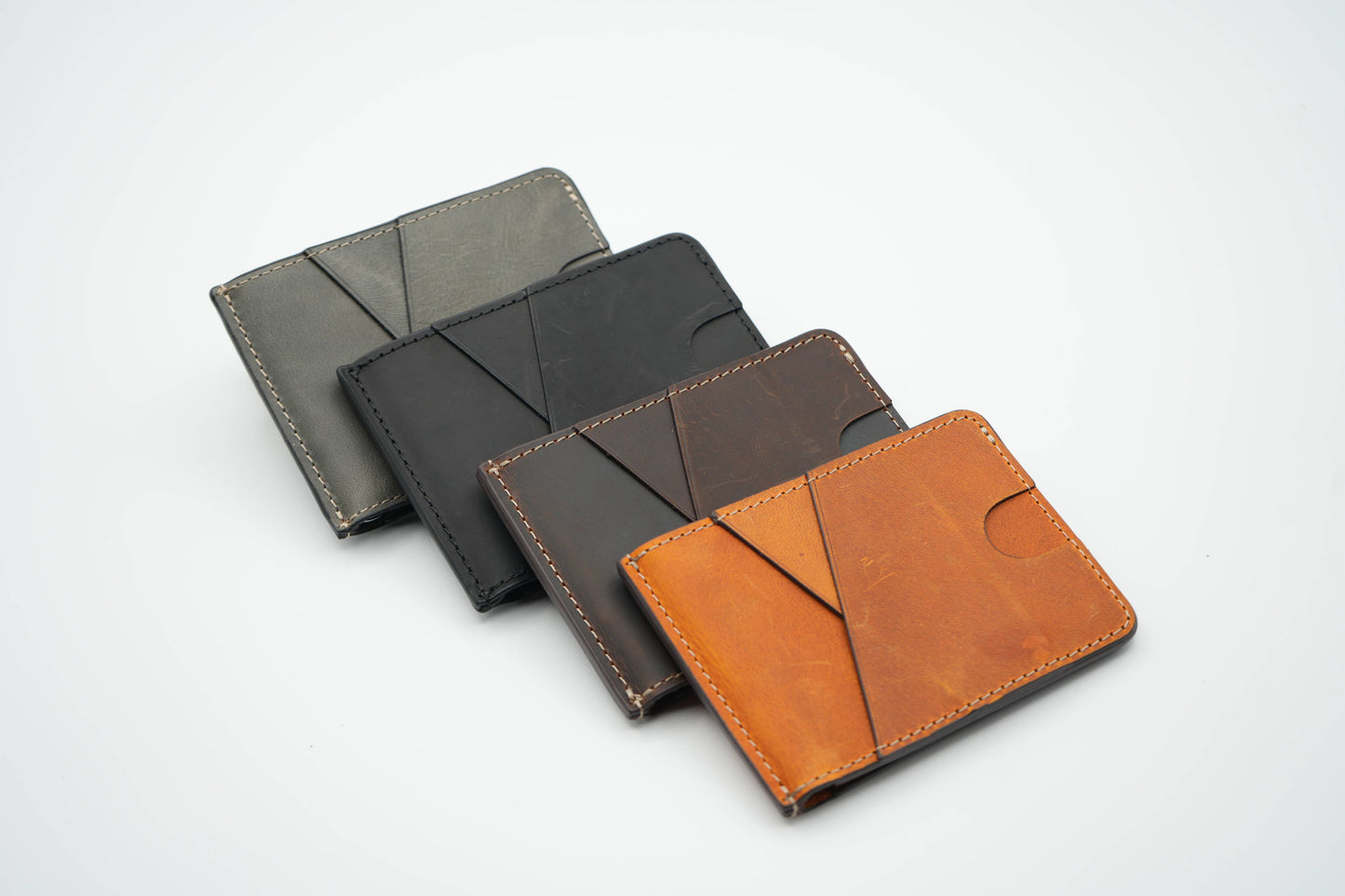 Leather Money Clip Wallet for Men, Bill Clip, Slim Wallet