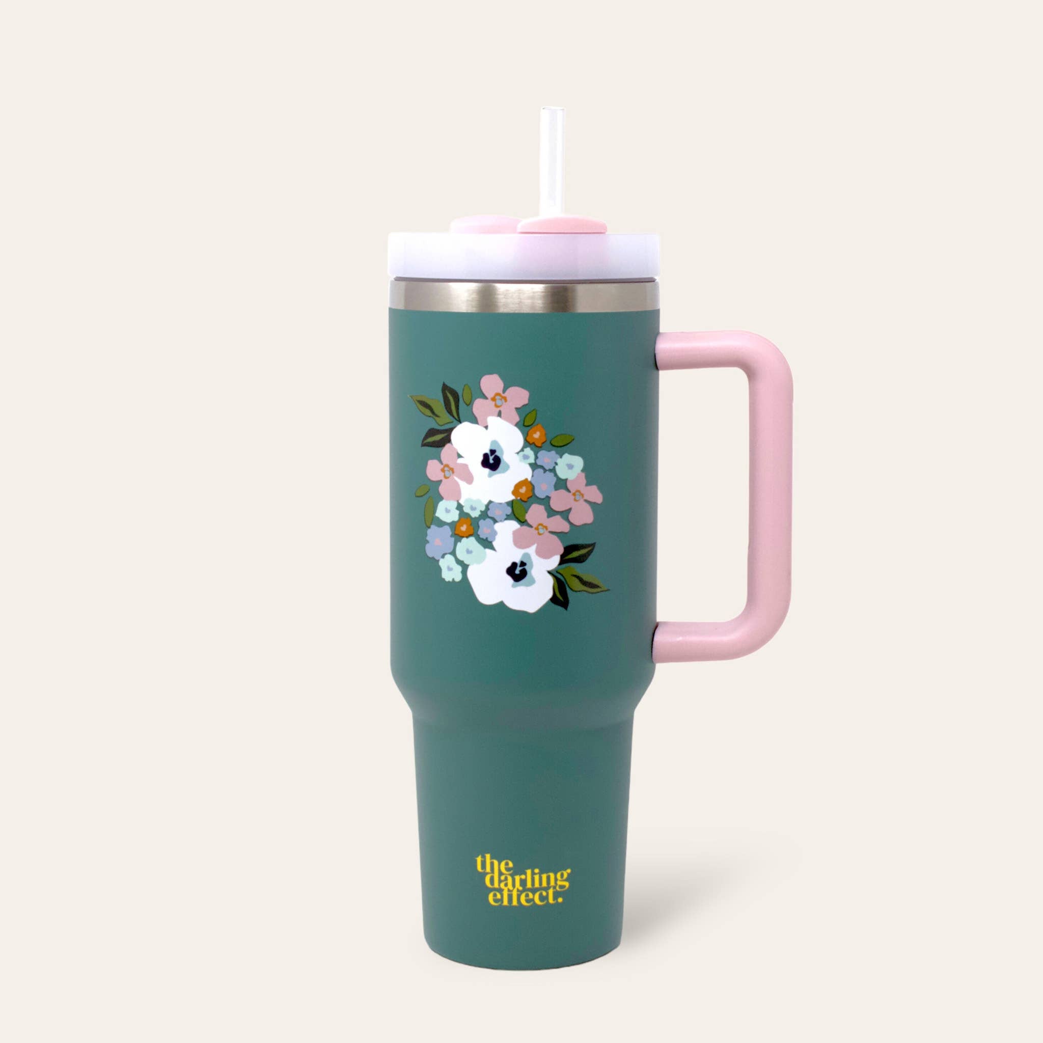 40oz Take Me Everywhere Tumbler - Bloom Jade