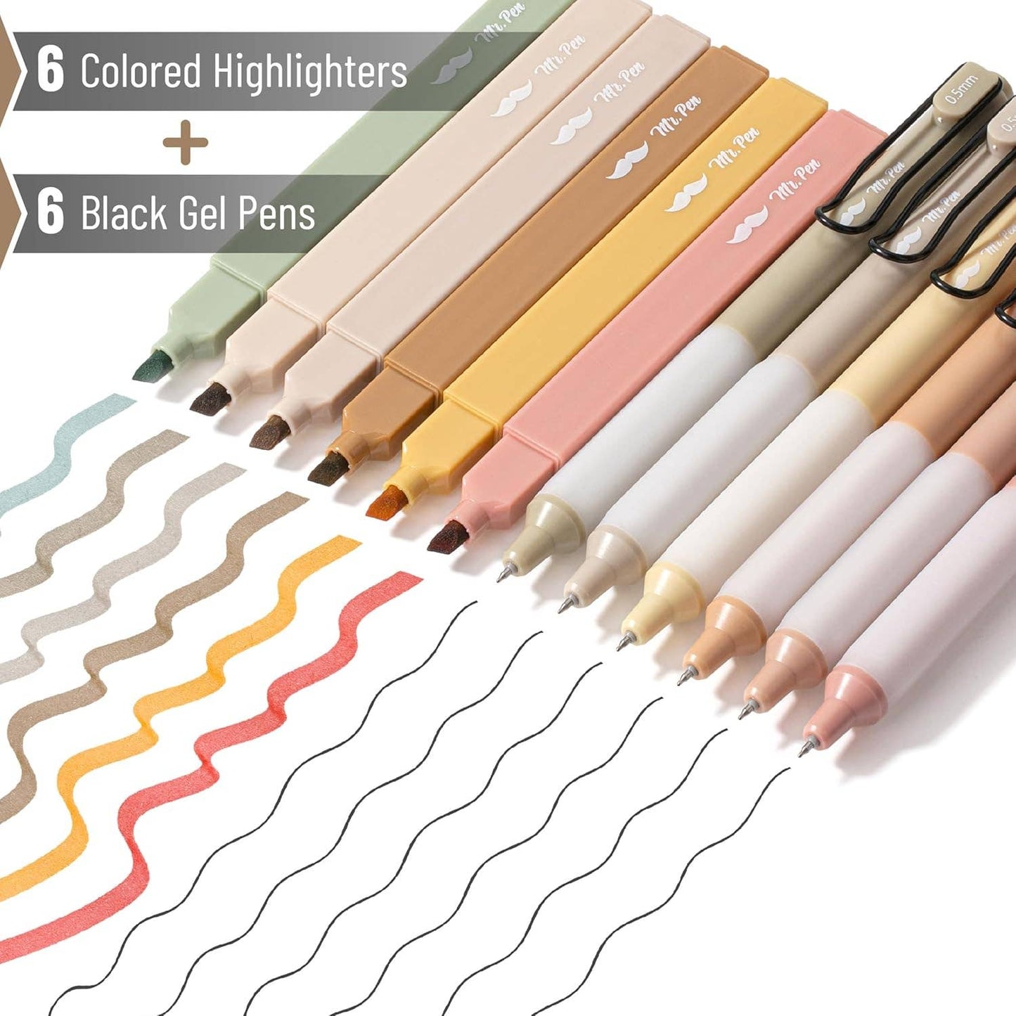 Bible Safe Aesthetic Highlighters Set