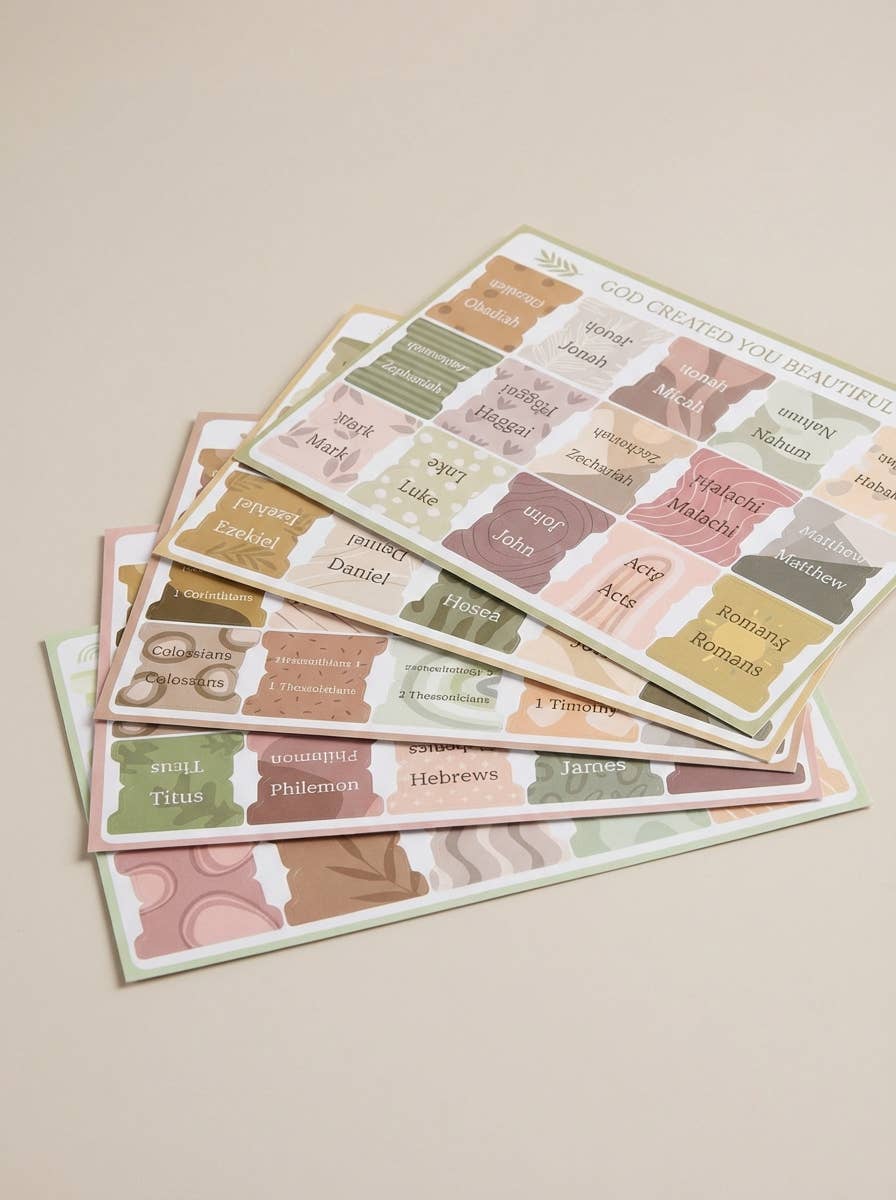 Laminated Bible Tabs 75 Pack