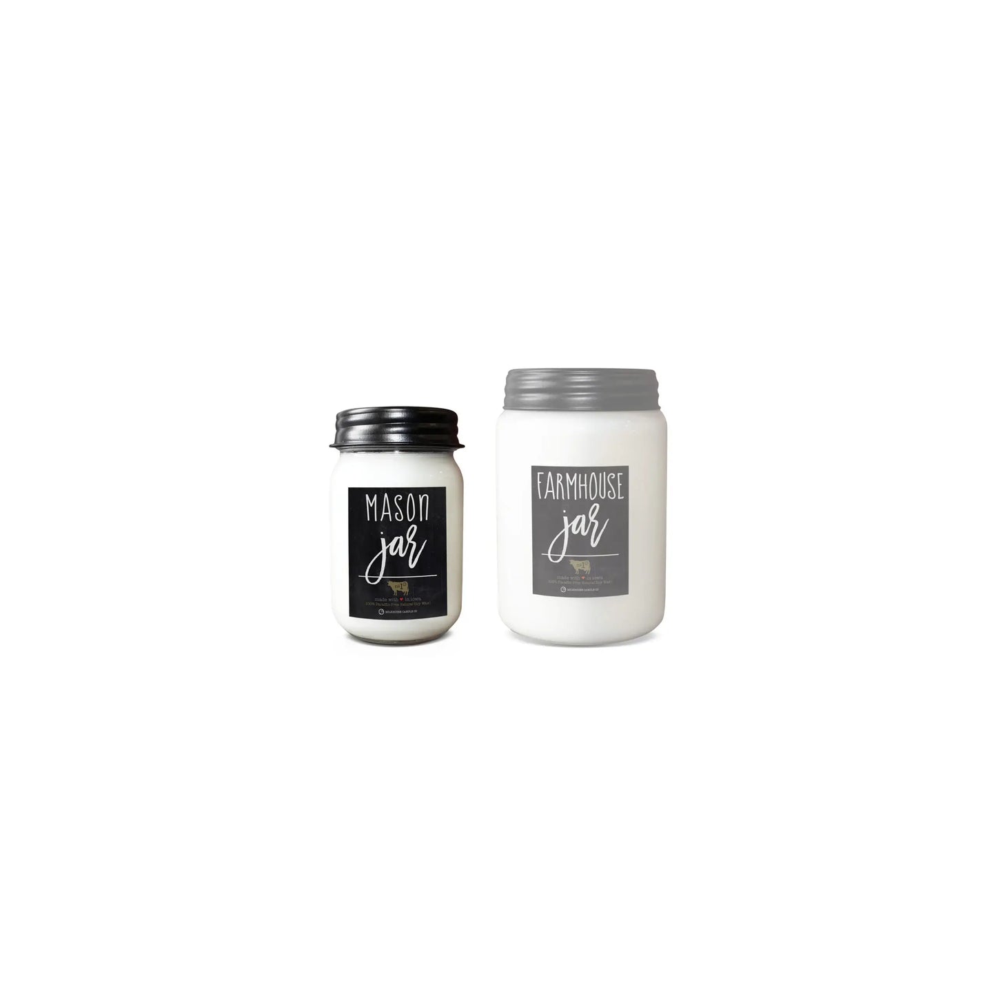 13 oz Mason Jar Candle: Peaches & Poppies