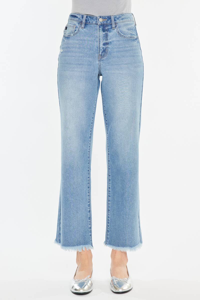 Kan Can High Rise Slim Wide Leg