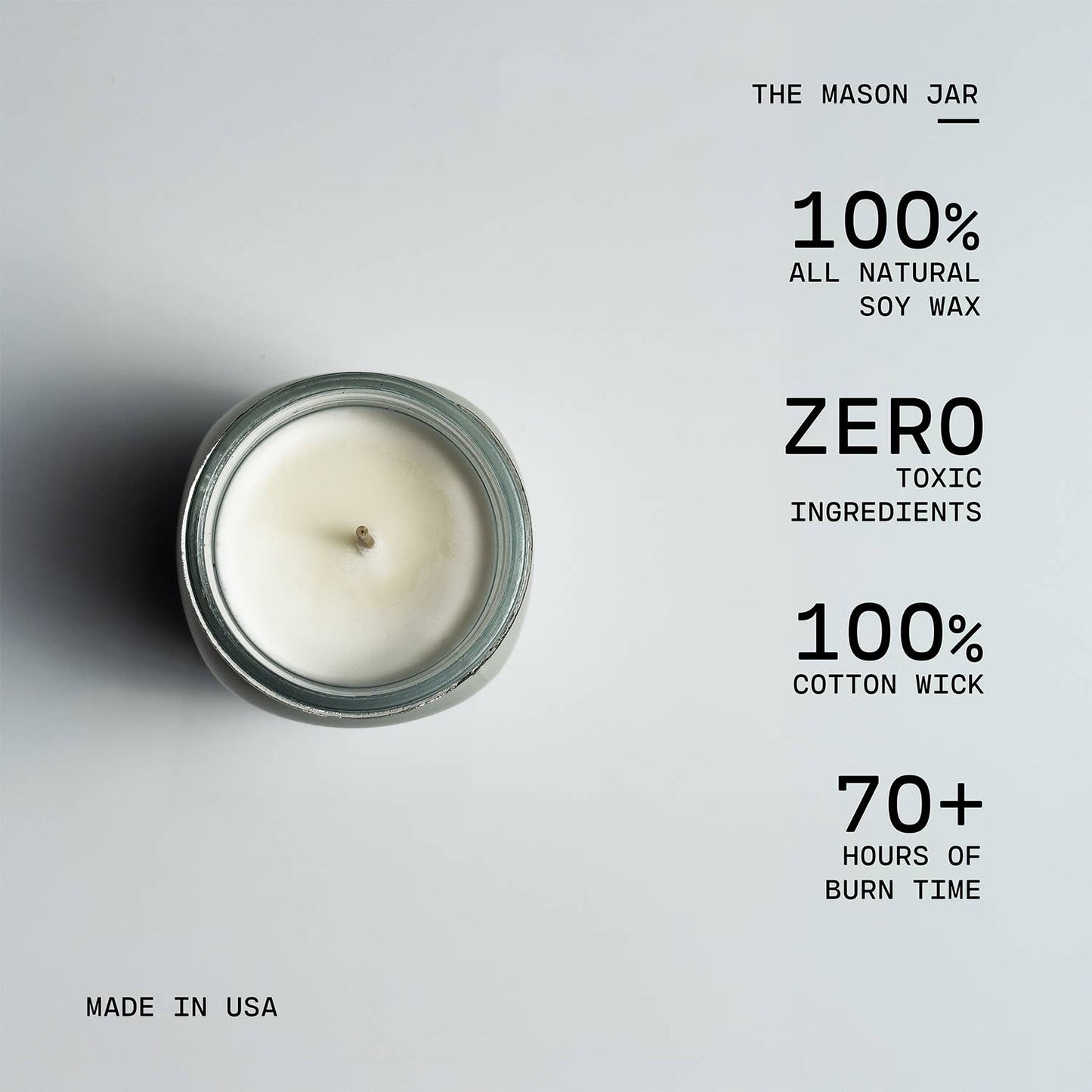 13 oz Mason Jar Candle: Pink Peony