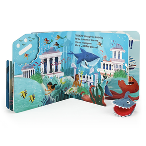Chomp Chomp Shark Board Book with Finger Puppet