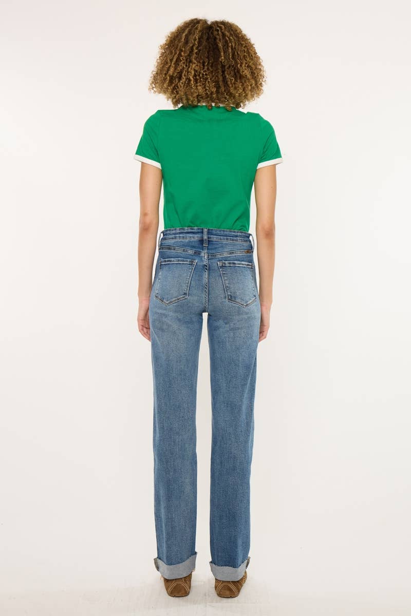 Kan Can High Rise Lost Straight Jean