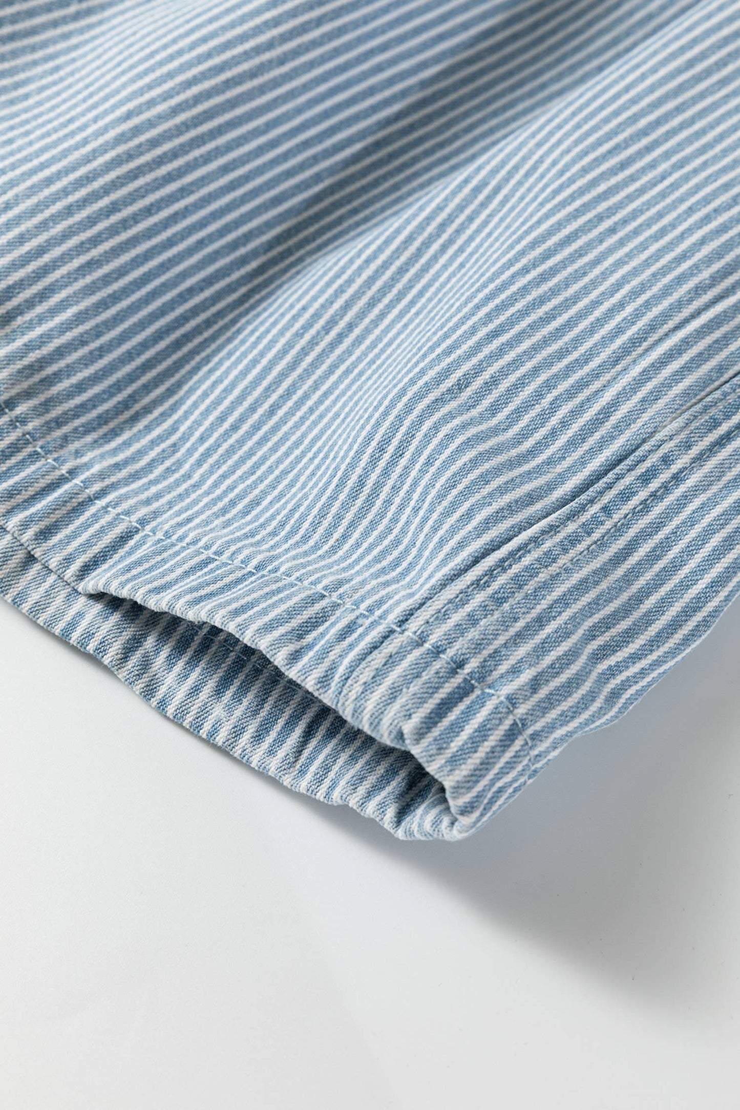 Elastic Waist Striped Short
