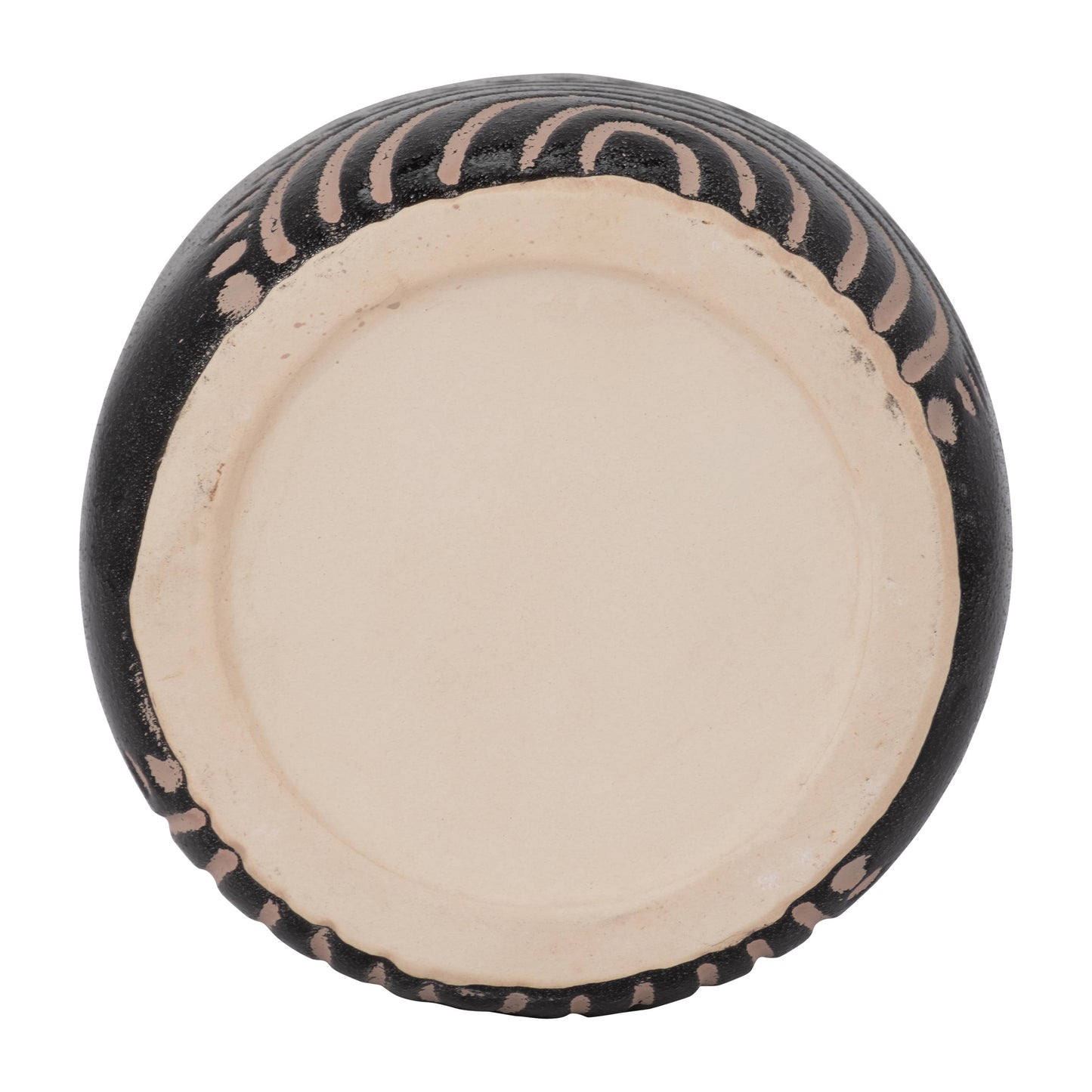 Black/Tan Ceramic Modern Tribal Arch