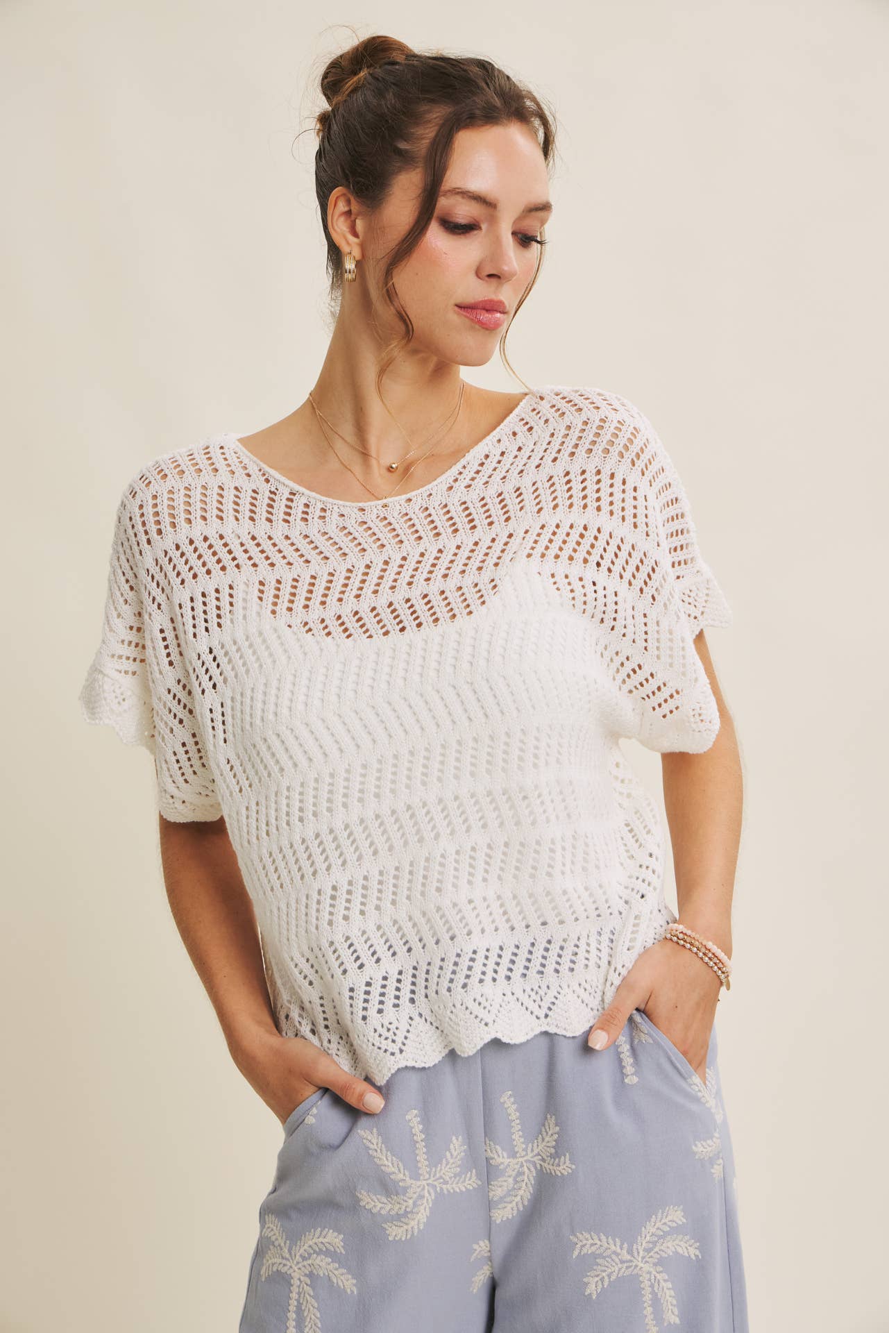 Breezy Days Crochet Sweater