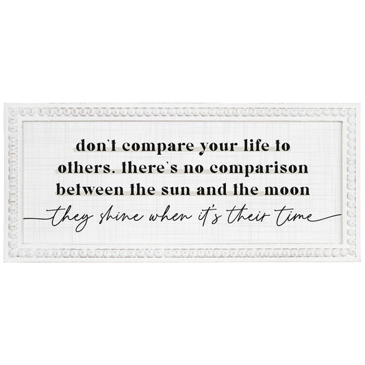Don't Compare