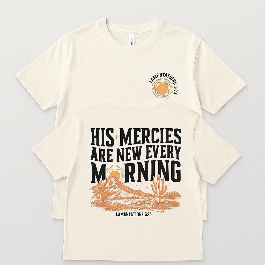 His Mercies Cropped T-Shirt
