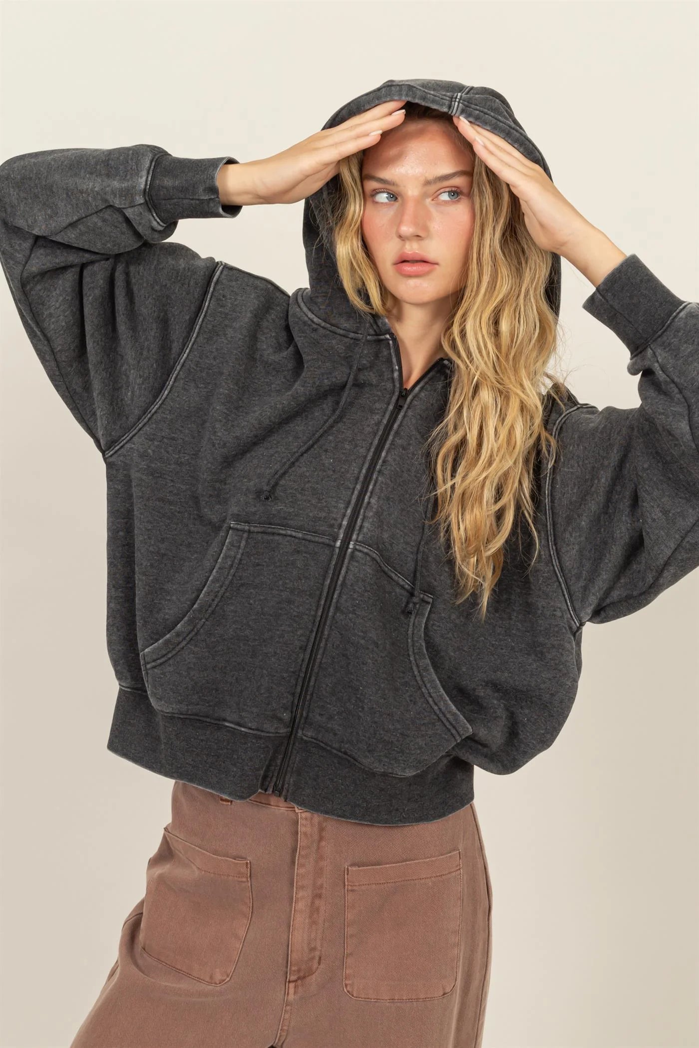 Hollis Full Zip Hooded Sweatshirt