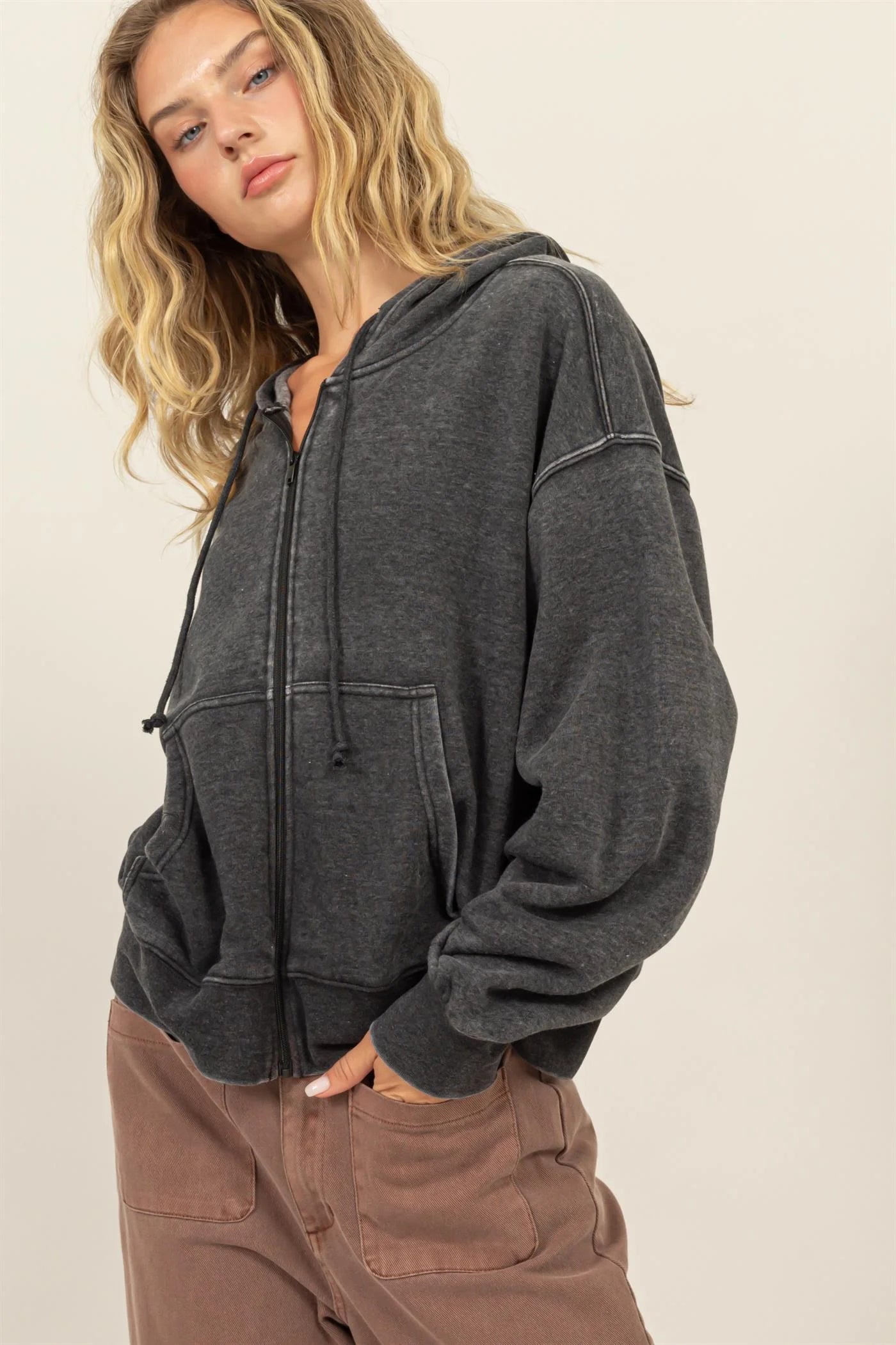 Hollis Full Zip Hooded Sweatshirt