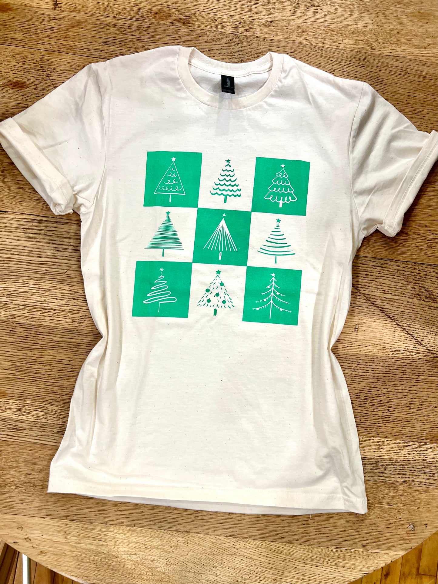 Checkered Tree Graphic Tee