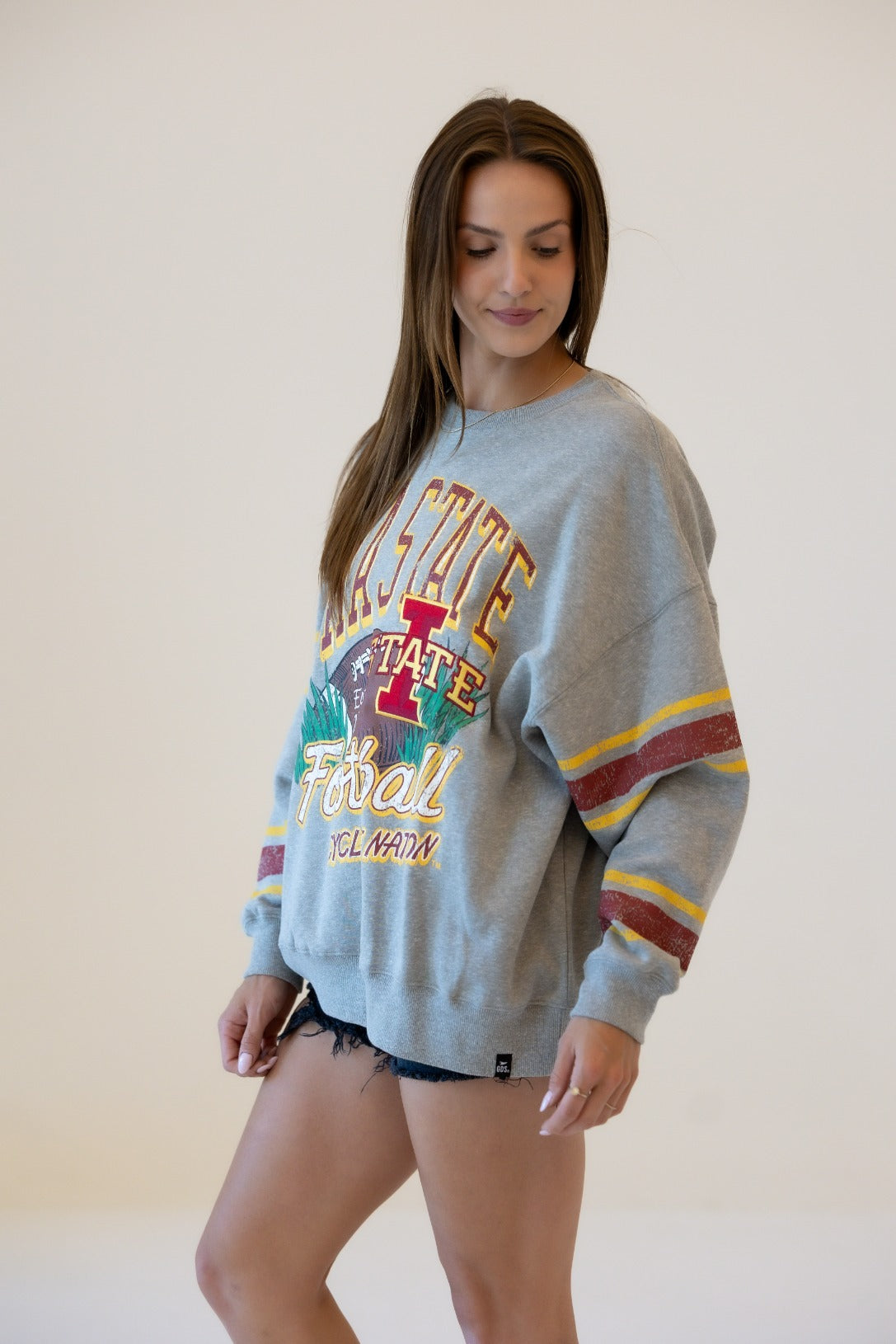 Iowa State Langford Multimedia OS Fleece Crew