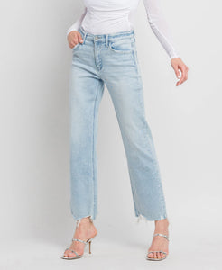 Meritorious High Rise Wide Leg Vervet Denim