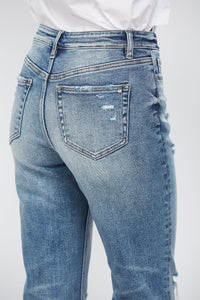 Crawford High Rise Straight Mica Jean