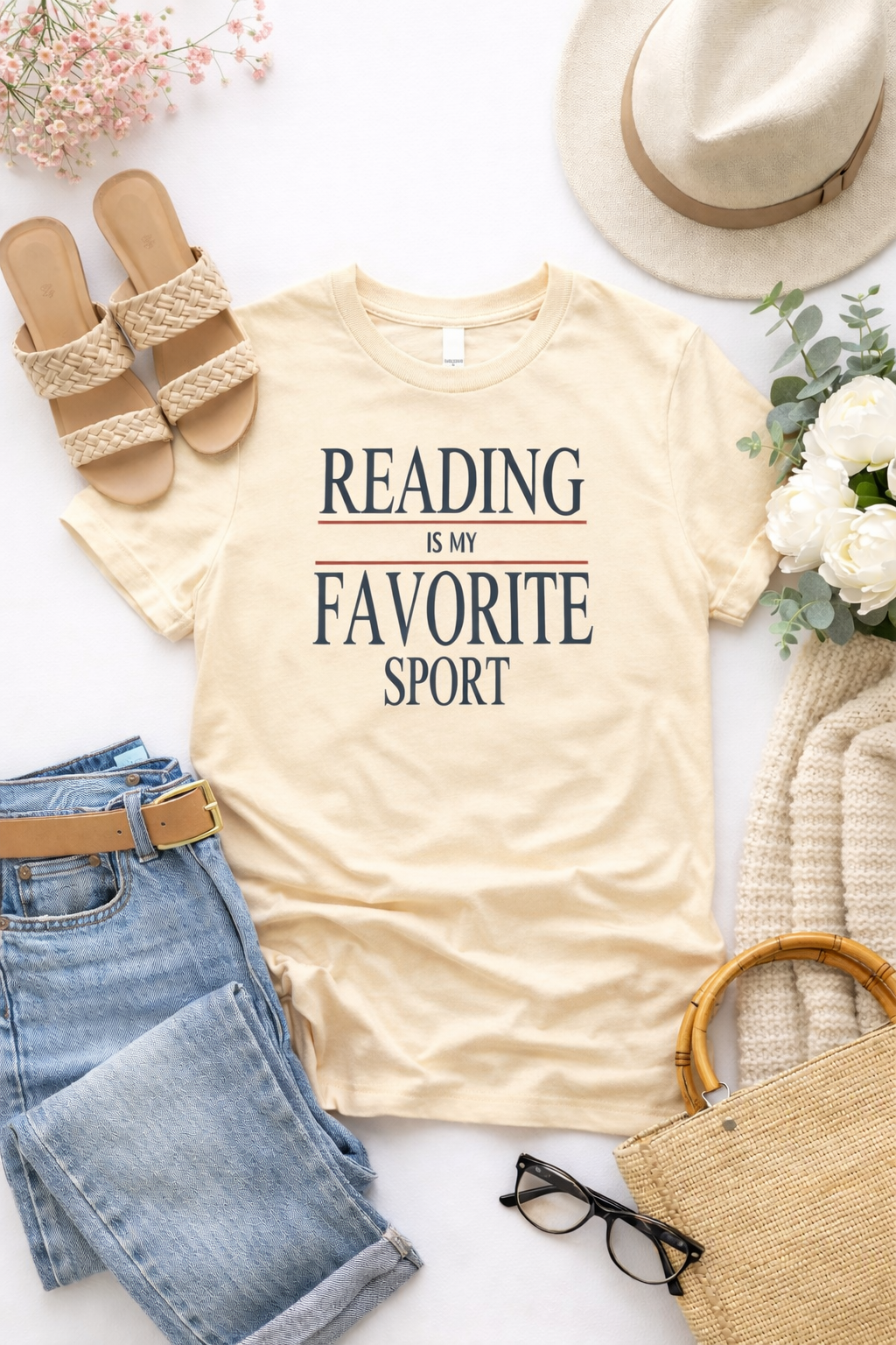 Reading is my Favorite Sport Tee