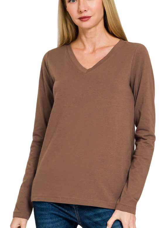 Long sleeve V-Neck Shirt