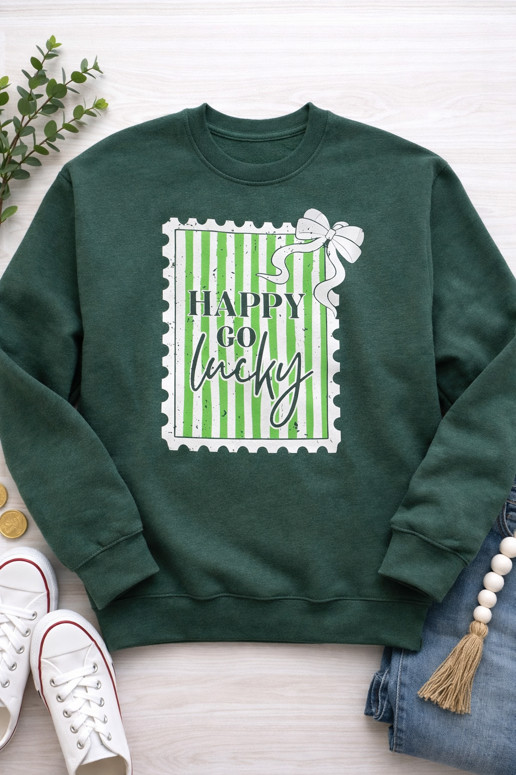 Happy Go Lucky Crewneck