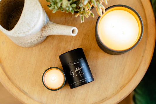 Earth & Ember 13 oz Candle: Sandalwood & Fir