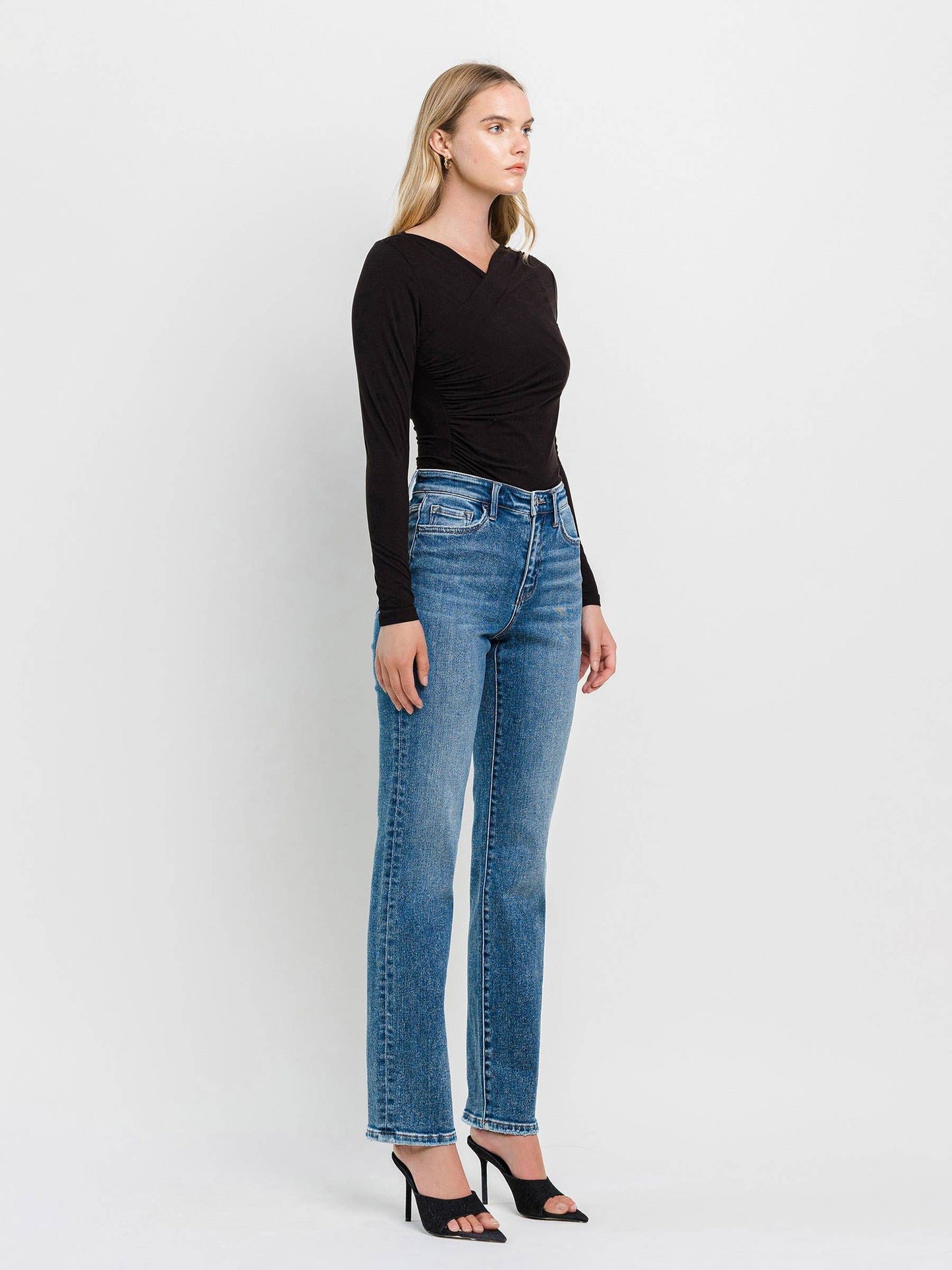 Illuminate Flying Monkey High Rise Straight Jean