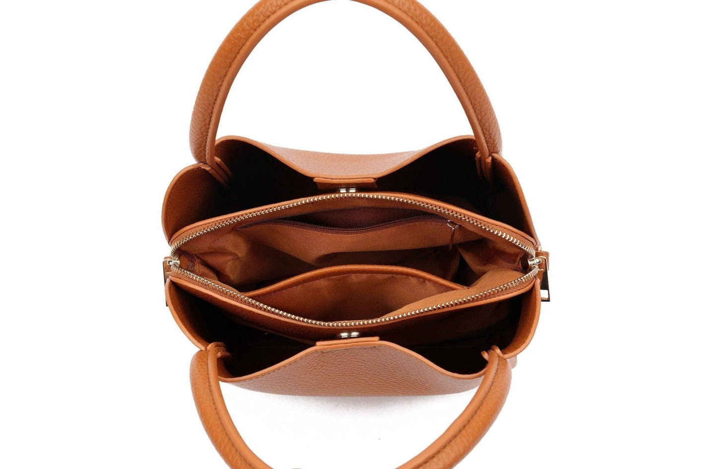 Clara 3 Compartment Satchel/Crossbody Bag