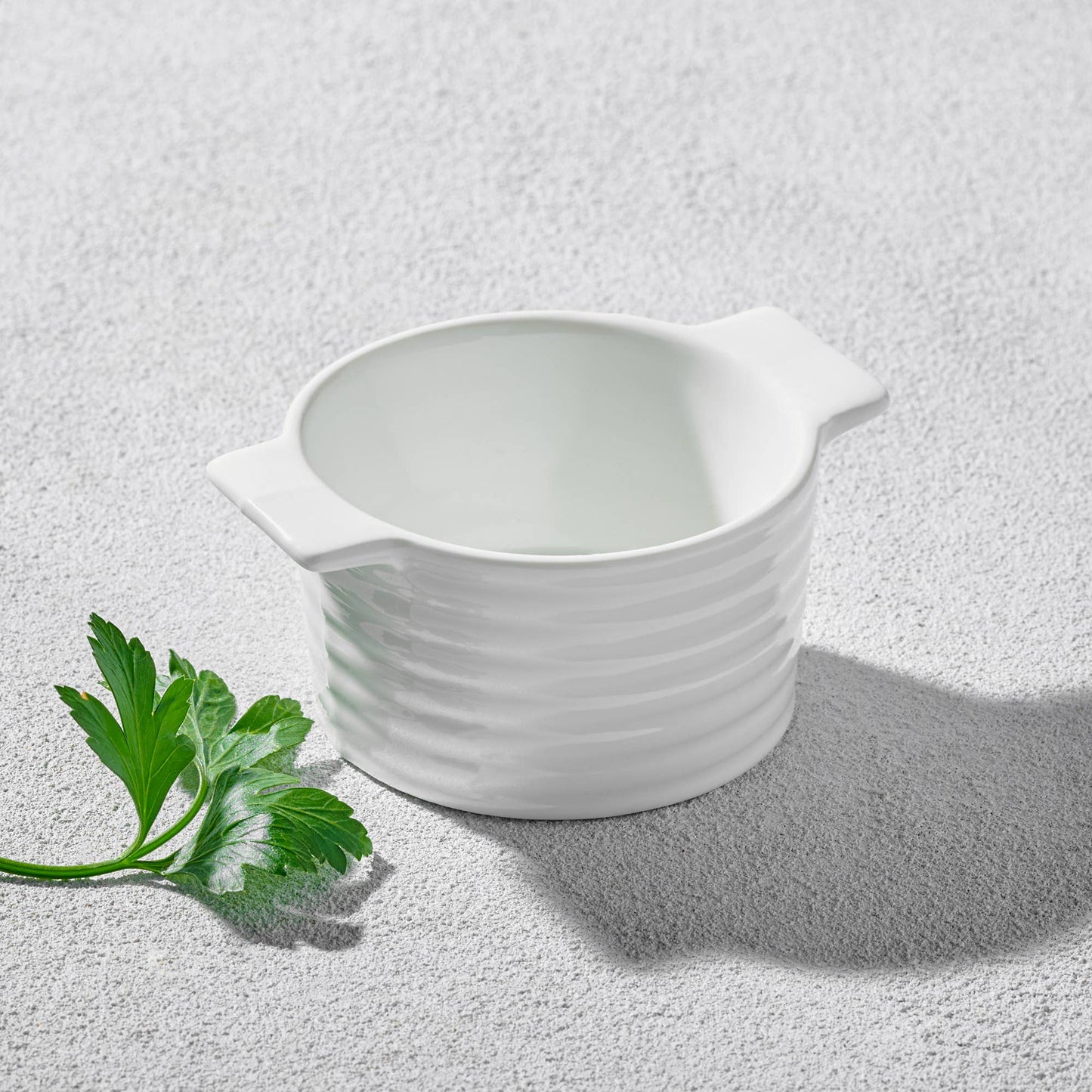Vikko - Ramekin with Handles, White, 6 oz