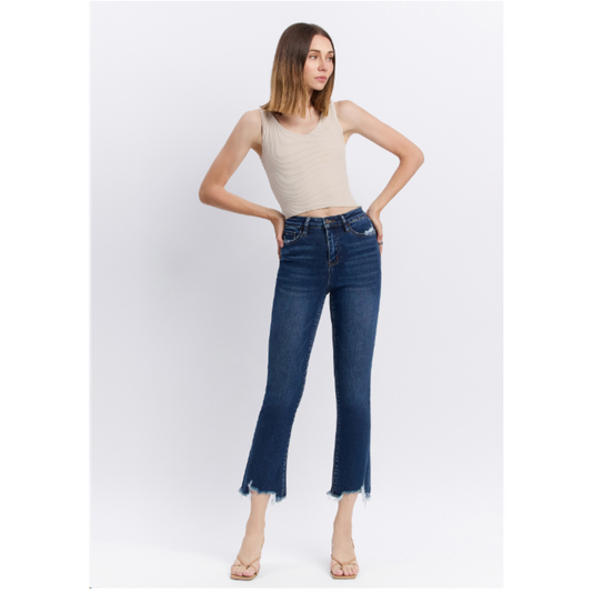 Vervet Bella High Rise Ankle Flare
