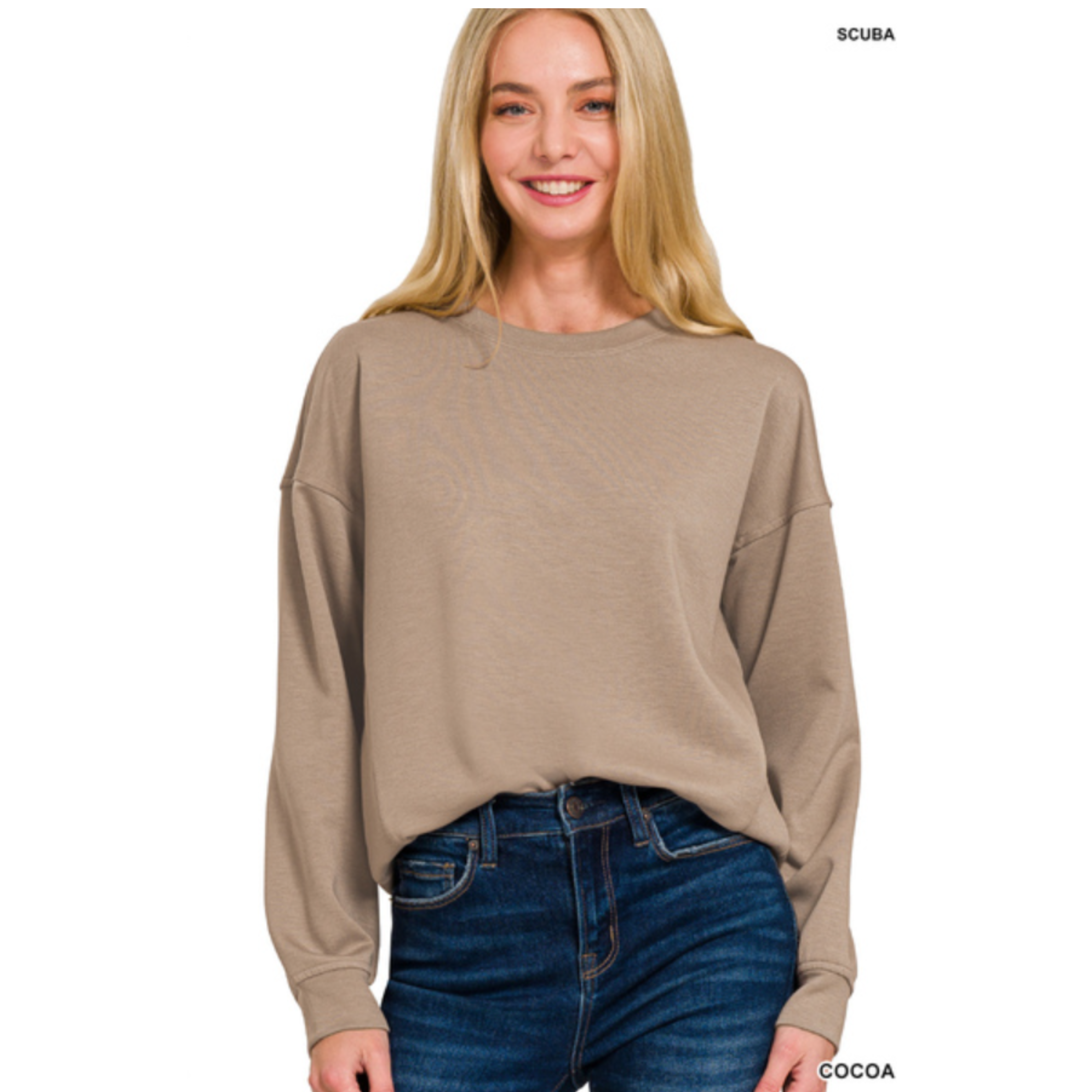 Scuba Round-Neck Sweatshirt