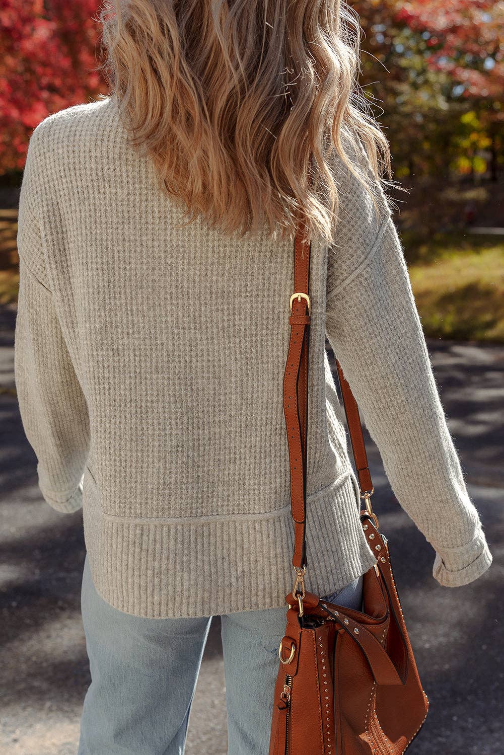 Soft Structure Waffle Sweater