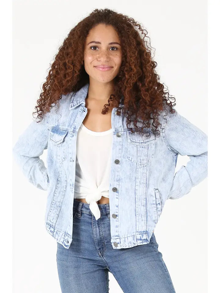 Acid Wash Tencel Jacket