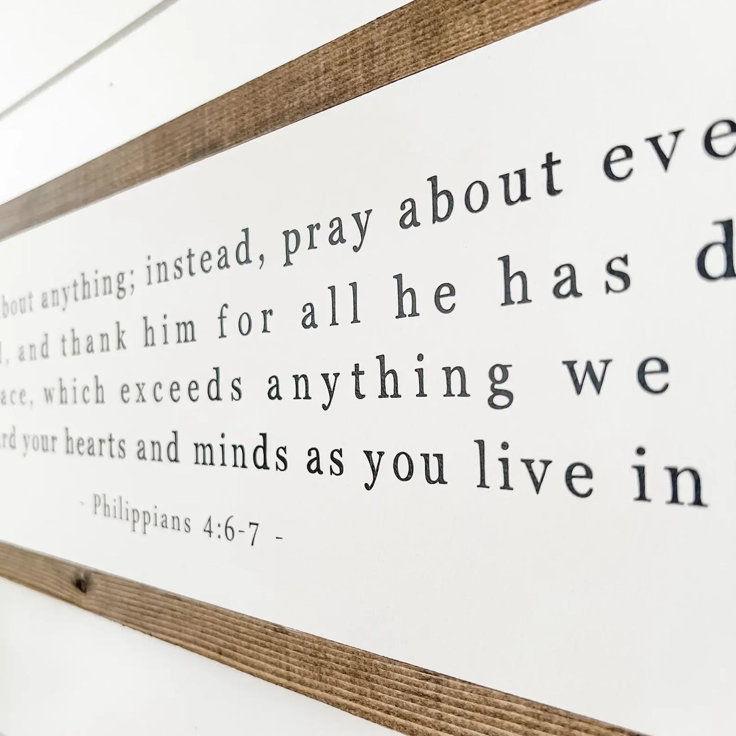 Bible Verse Scripture - Philippians 4:6-7