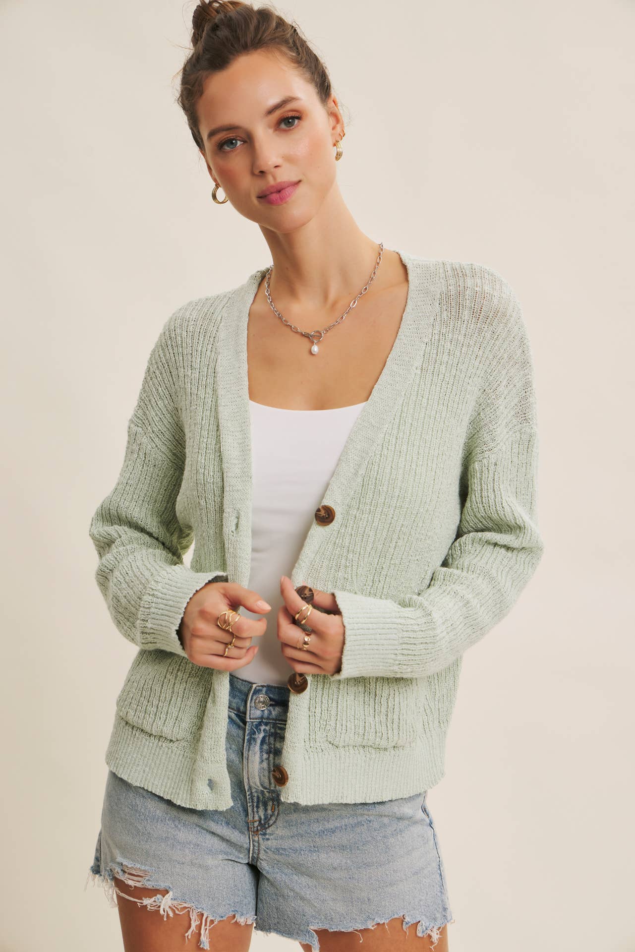 The Easy Days Ribbed Cardigan
