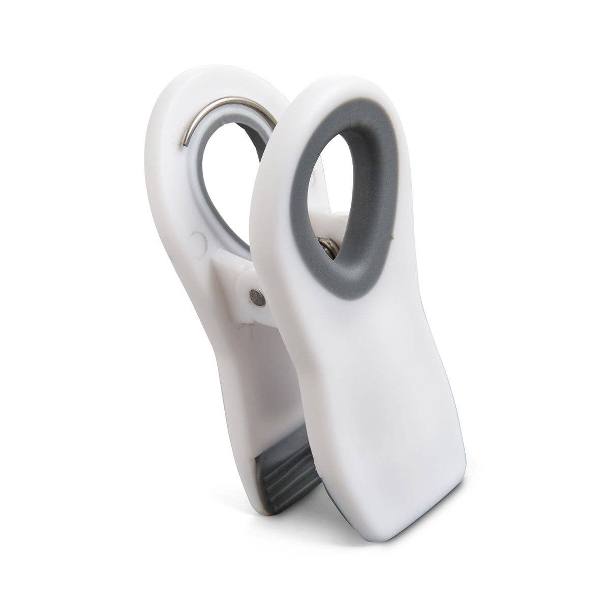 HIC Kitchen Magnetic Clips White, Grey & Charcoal, Set Of 6