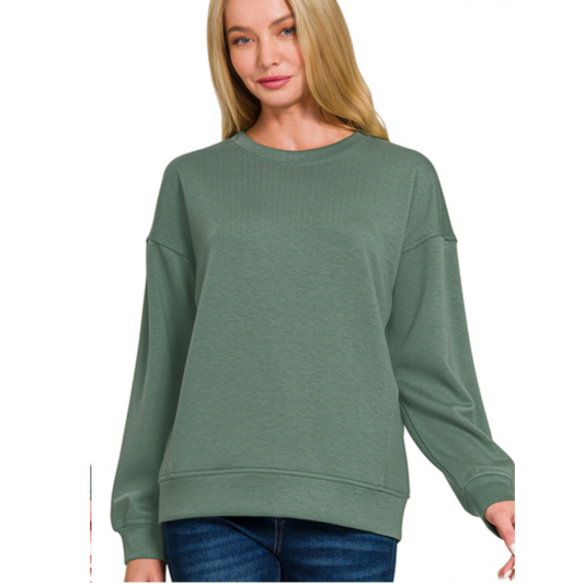 Scuba Round-Neck Sweatshirt