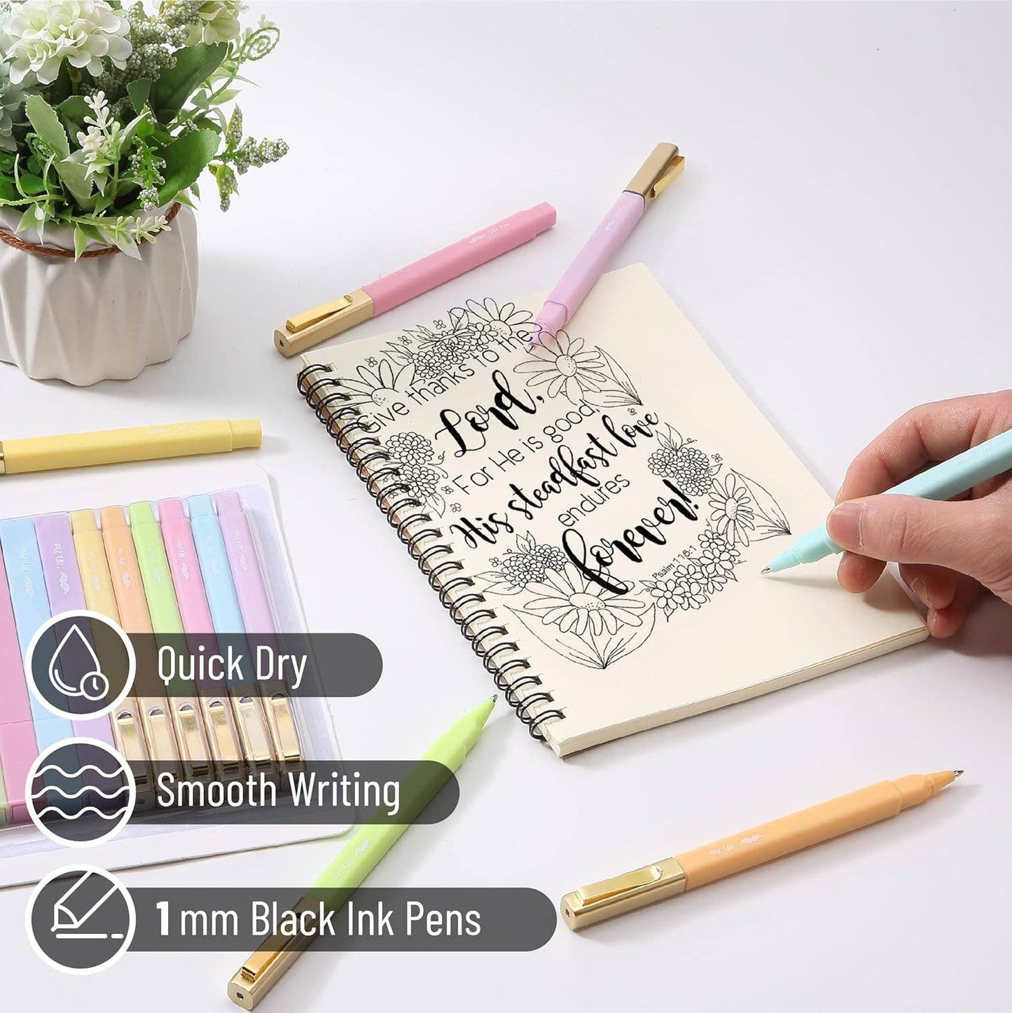 Bible Safe Pastel Highlighters Set