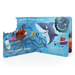 Chomp Chomp Shark Board Book with Finger Puppet