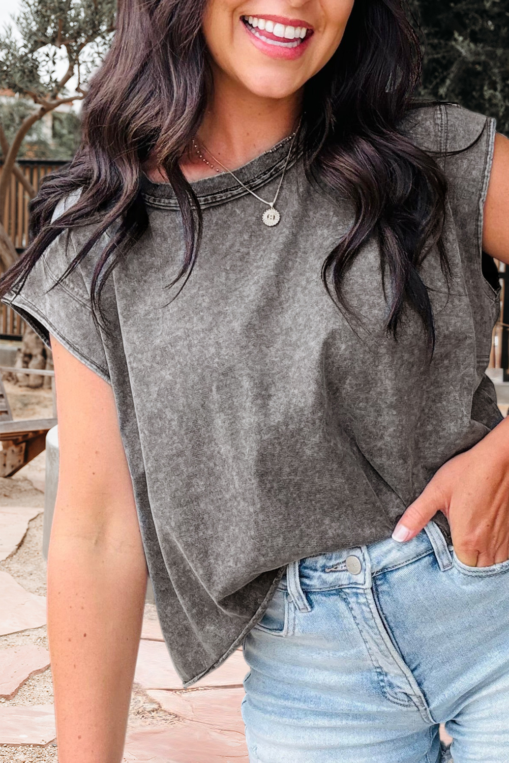 Mineral Wash Boxy Tank