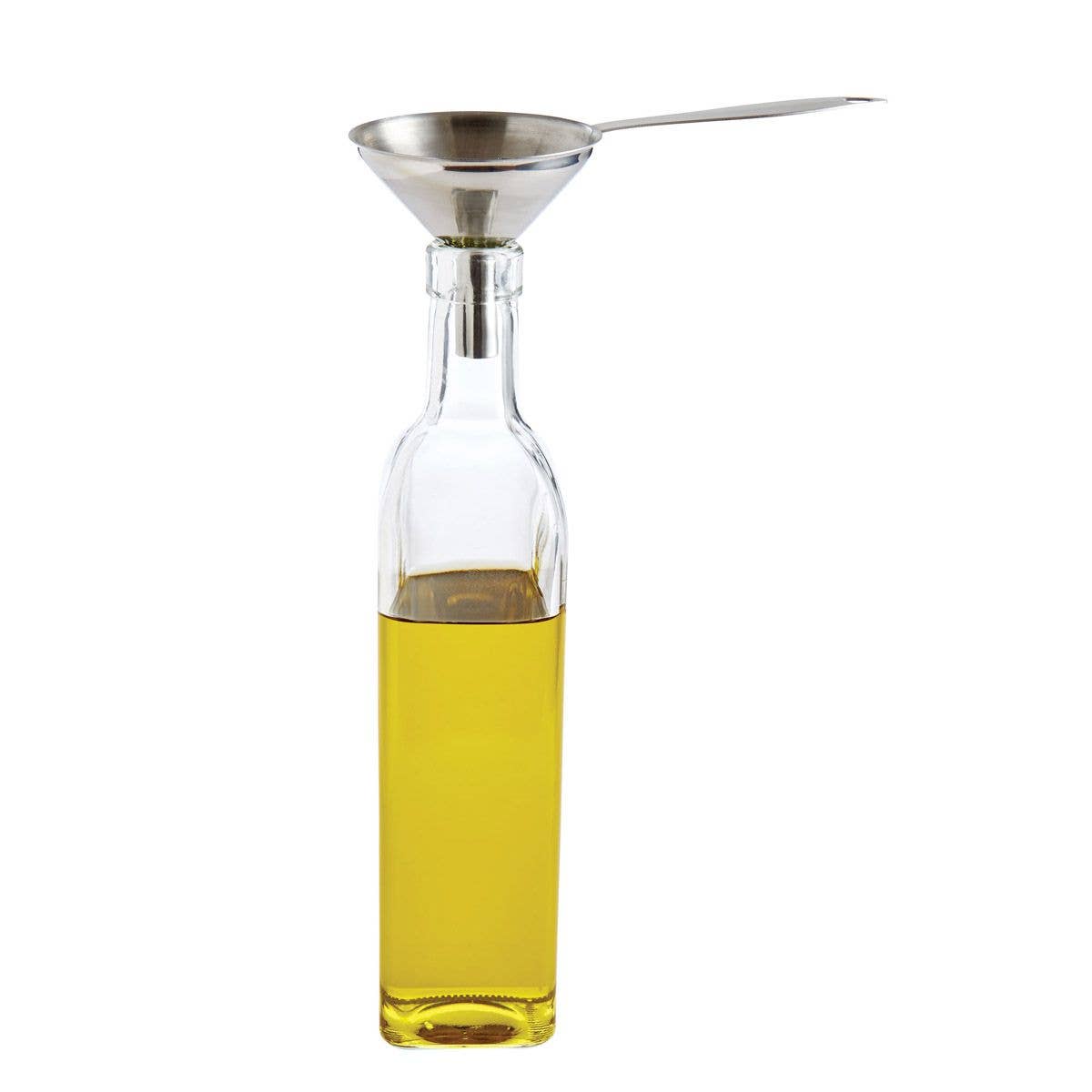 Stainless Steel Condiment Funnel Set with Handles, 3pc