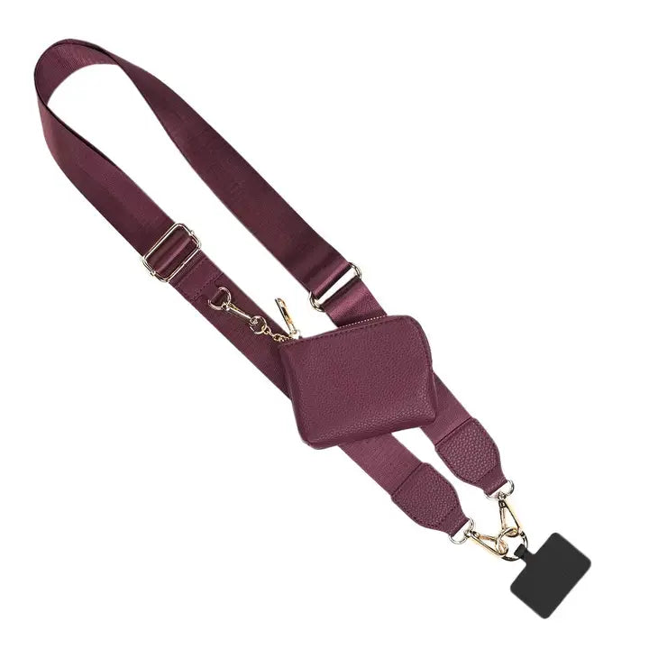 Clip & Go Strap W/Rfid Pouch Solid