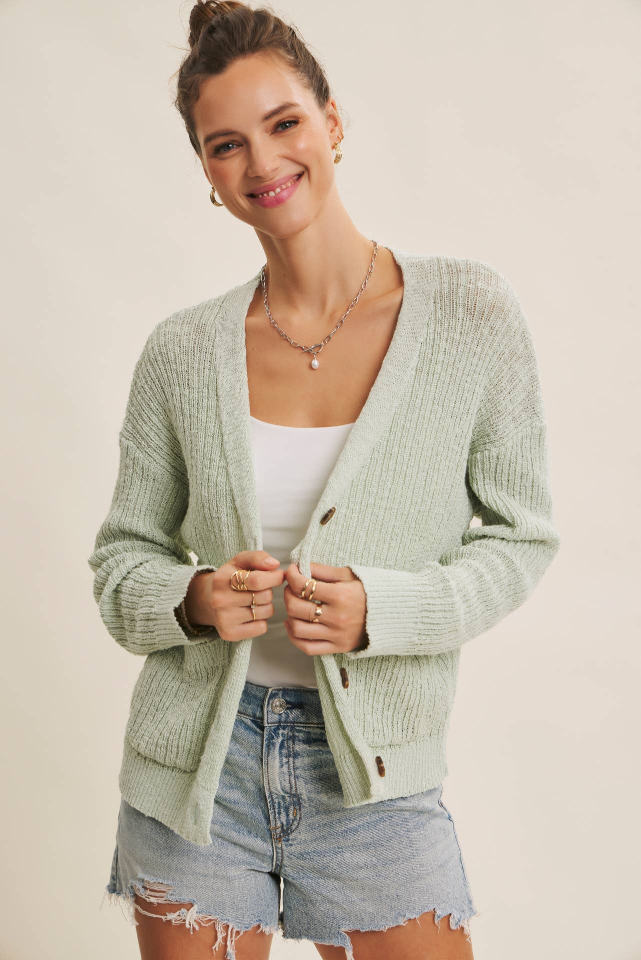 The Easy Days Ribbed Cardigan