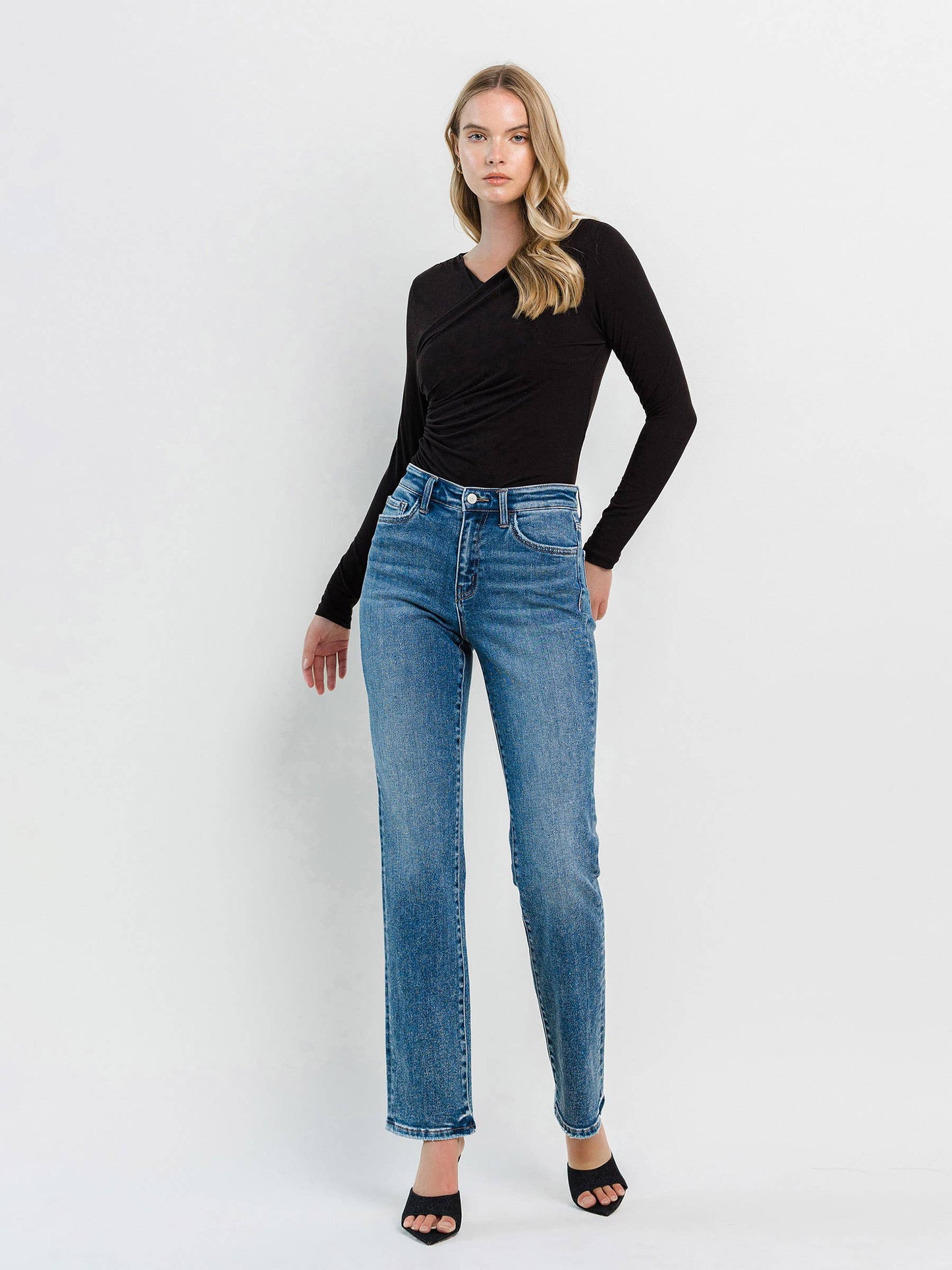 Illuminate Flying Monkey High Rise Straight Jean