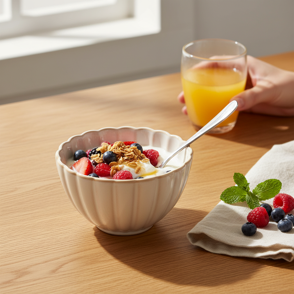 Vikko - Atlantic, Dessert Bowl, Cream, 12 oz